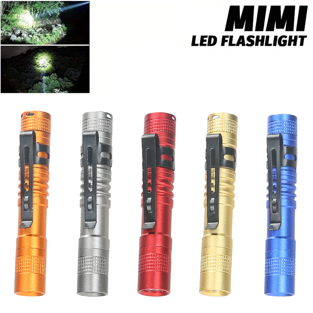 Outdoor Lighting Setup - ไฟฉาย LED แบบพกพาขนาดเล็กพร้อมคลิปหนีบ ความสว่างสูงพิเศษ ความสว่างสูง ไฟฉายพกพาสำหรับตั้งแคมป์กลางแจ้งฉุกเฉิน