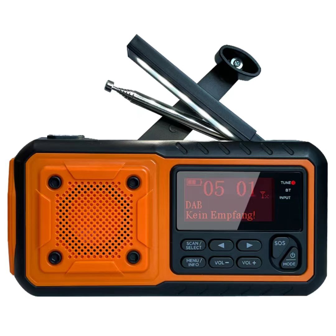 Outdoor Lighting Unit - วิทยุ DAB รุ่น SY-376 ใช้พลังงานแสงอาทิตย์และมือหมุน พร้อมลำโพง