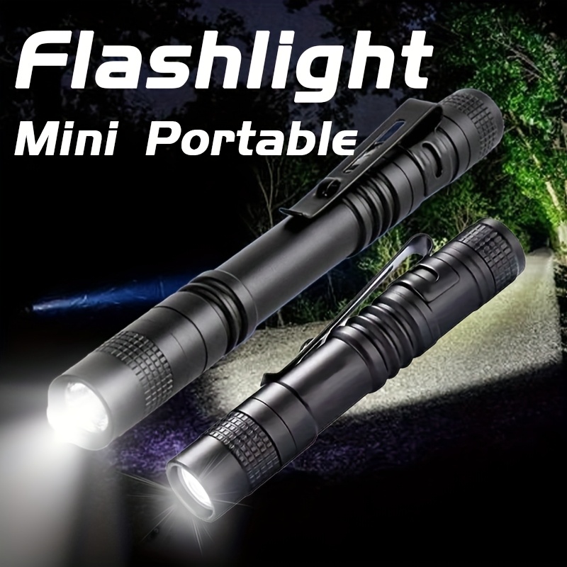 Outdoor Lighting Setup - ไฟฉาย LED พกพาขนาดเล็กพิเศษ สว่างมาก ความสว่างสูง ไฟฉายแบบปากกา