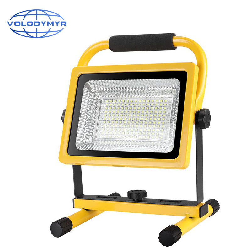 Outdoor Lighting Garage - VOLODYMYR LED แบบพกพาทํางาน 80W พร้อมขาตั้งกันน้ํา Floodlight