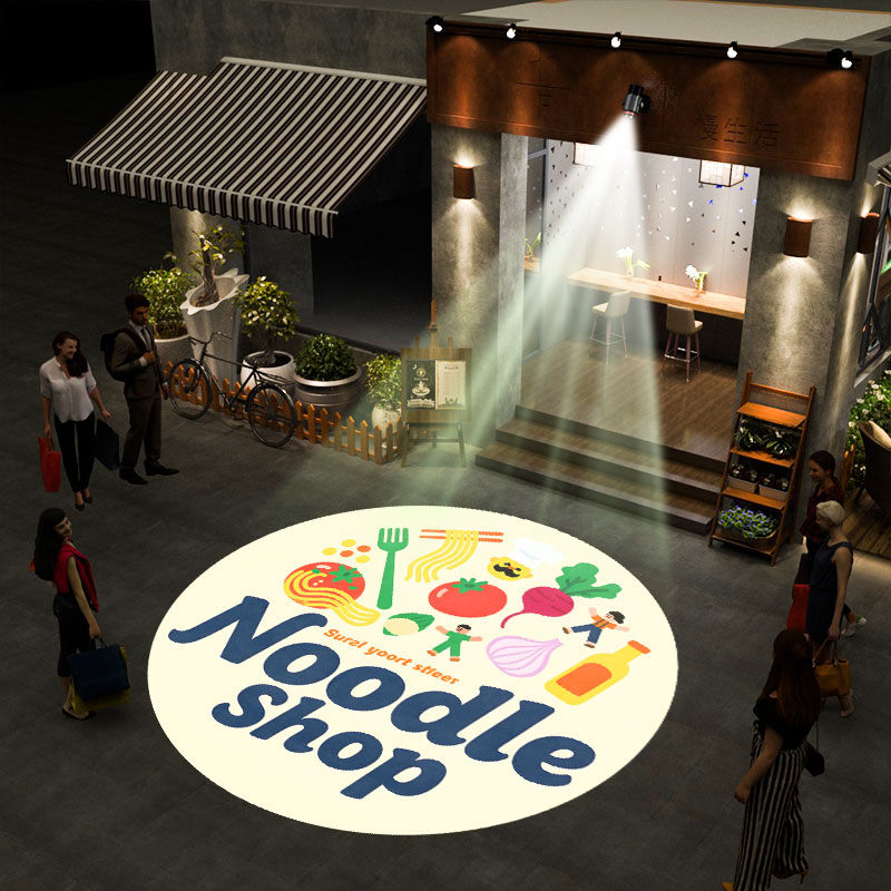 Outdoor Lighting Logo - โปรเจคเตอร์โลโก้ STLF ไฟโฆษณาแบบกำหนดเองฟรี 100W150W ไฟโกโบ LED