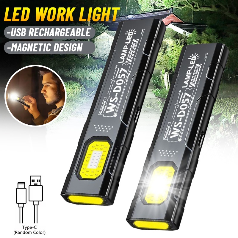 Outdoor Lighting Setup - ไฟฉายเตือนความปลอดภัยขนาดเล็กทรงพลัง ไฟเตือนแรงสูง พกพาสะดวก ใช้สำหรับงานซ่อมบำรุงภายนอกอาคาร ไฟฉุกเฉิน EDC