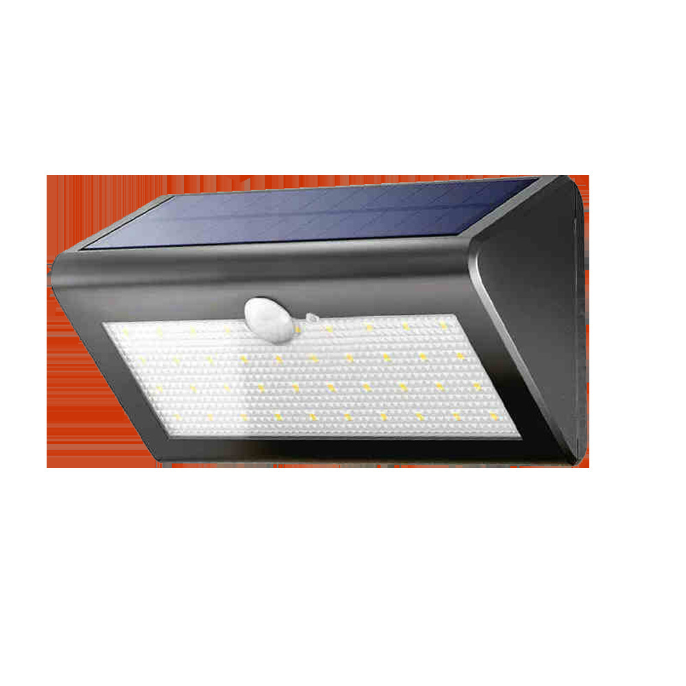 Outdoor Lighting Unit - โคมไฟติดผนังเซ็นเซอร์ตรวจจับความเคลื่อนไหวพลังงานแสงอาทิตย์ สำหรับภายนอกอาคาร กันน้ำ ไฟ LED สำหรับสวน