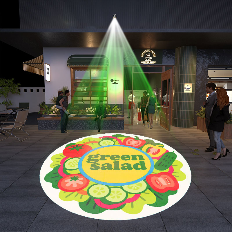 Outdoor Lighting Logo - โปรเจคเตอร์โลโก้ STLF ไฟโฆษณาแบบกำหนดเองฟรี 100W150W ไฟโกโบ LED