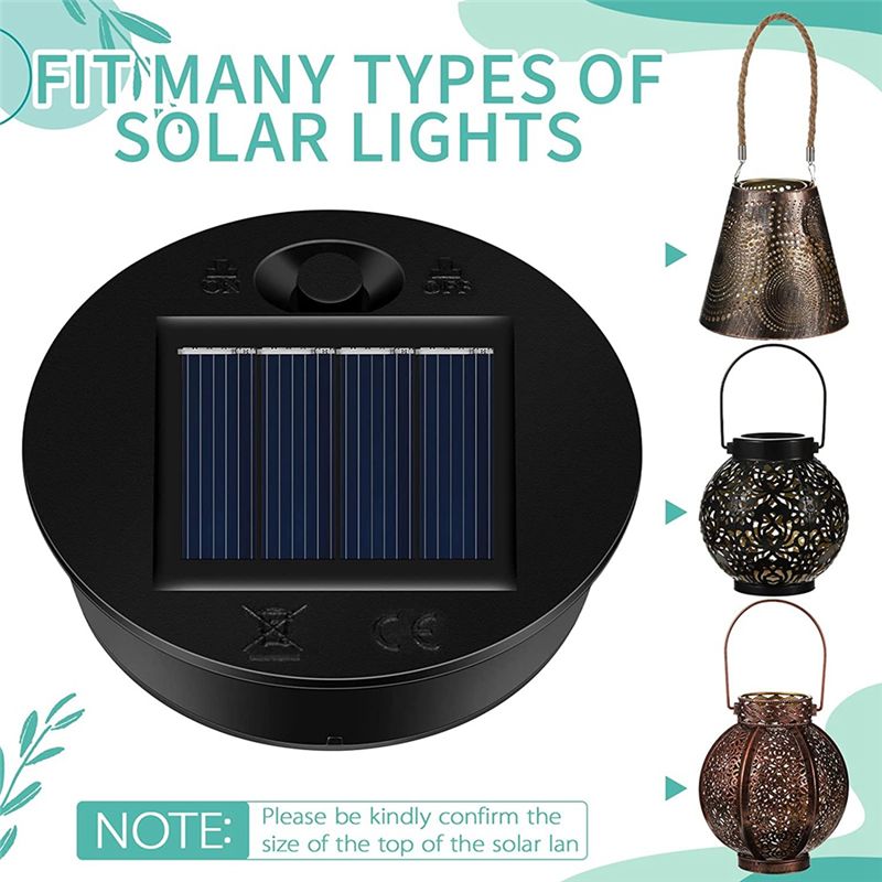 Outdoor Lighting Solar Panel - อะไหล่ไฟโซลาร์เซลล์ BaoBao- ชุด 12 ชิ้น ฝาครอบไฟโซลาร์เซลล์แบบกันน้ำ