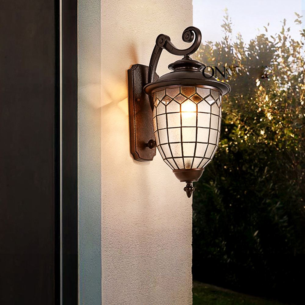 โคมไฟติดผนังระเบียงกลางแจ้งสไต - Outdoor Lighting Bronze บทวิจารณ์และราคา