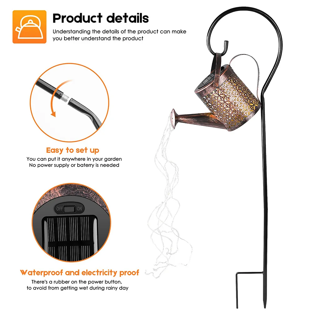 ไฟ LED พลังงานแสงอาทิตย์รดน้ํา - Outdoor Lighting Bronze บทวิจารณ์และราคา