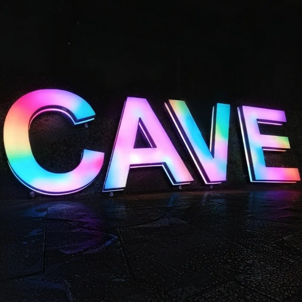 ป้ายไฟ LED โลหะ RGB แบบกำหนดเอ - Outdoor Lighting Logo บทวิจารณ์และราคา