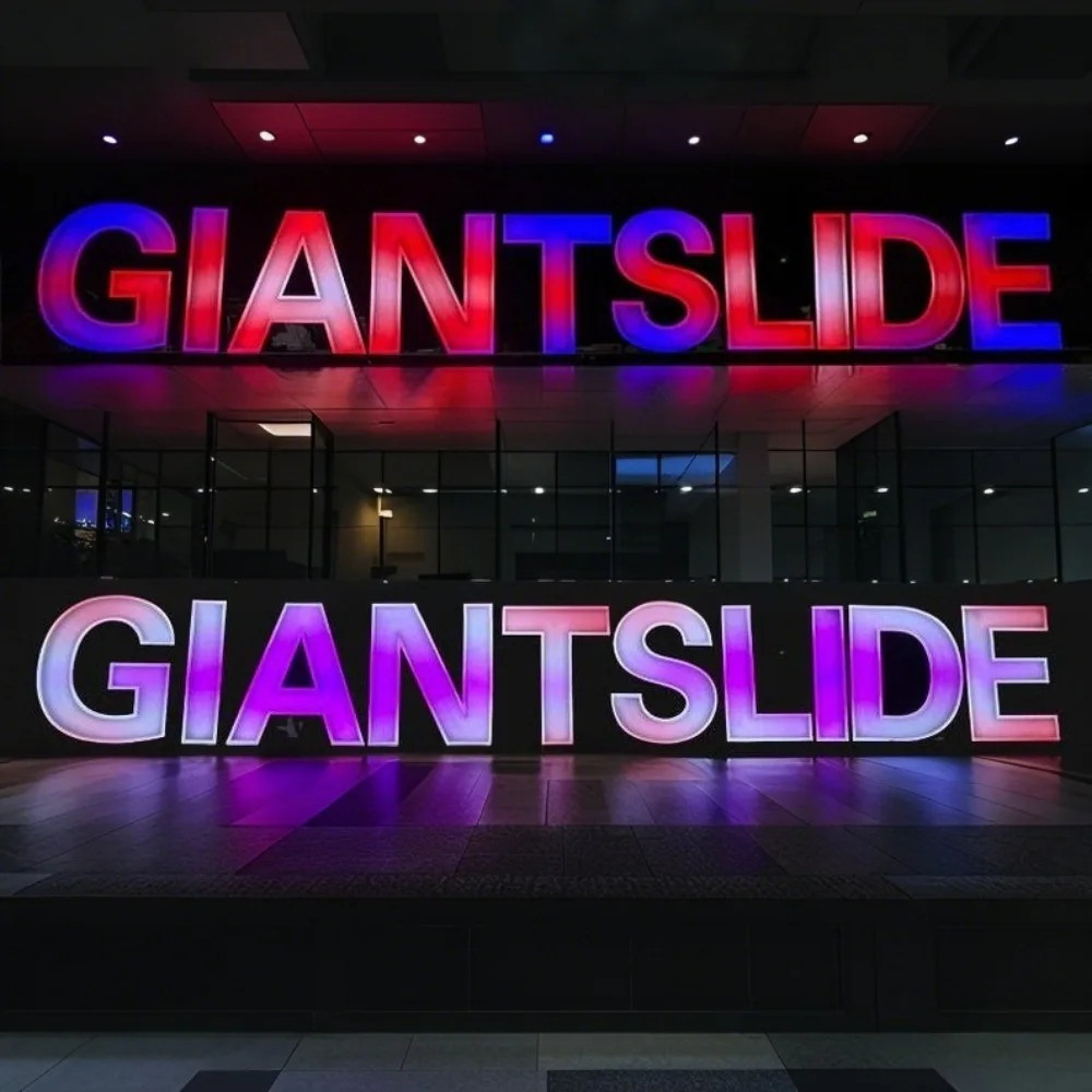 ป้ายไฟ LED โลหะ RGB แบบกำหนดเอ - Outdoor Lighting Logo บทวิจารณ์และราคา