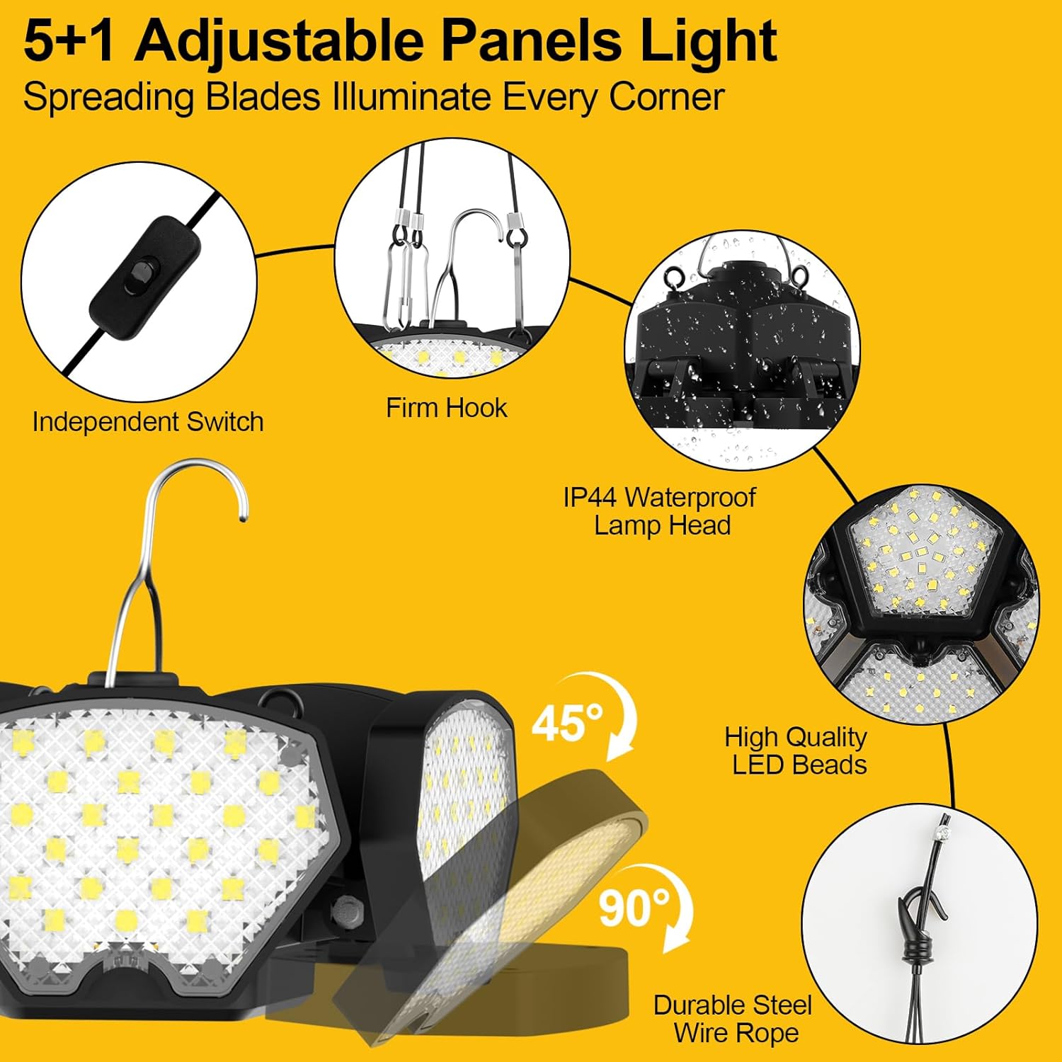 ไฟส่องสว่างแบบใช้แบตเตอรี่สำหร - Outdoor Lighting Garage บทวิจารณ์และราคา
