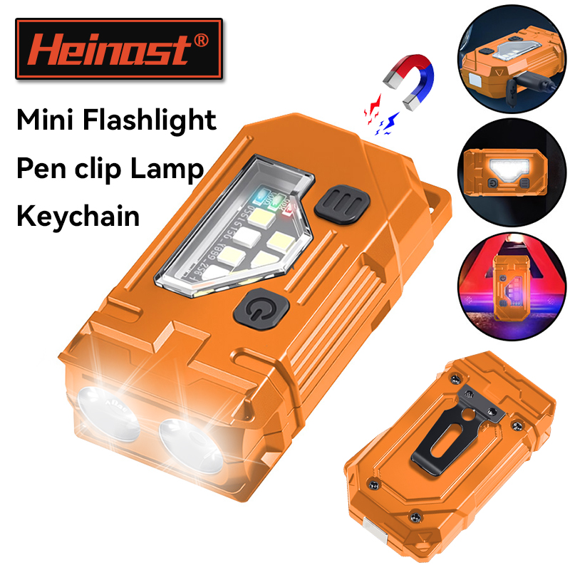 พวงกุญแจมินิ EDC ไฟฉายแบบชาร์จ - Outdoor Lighting Setup บทวิจารณ์และราคา