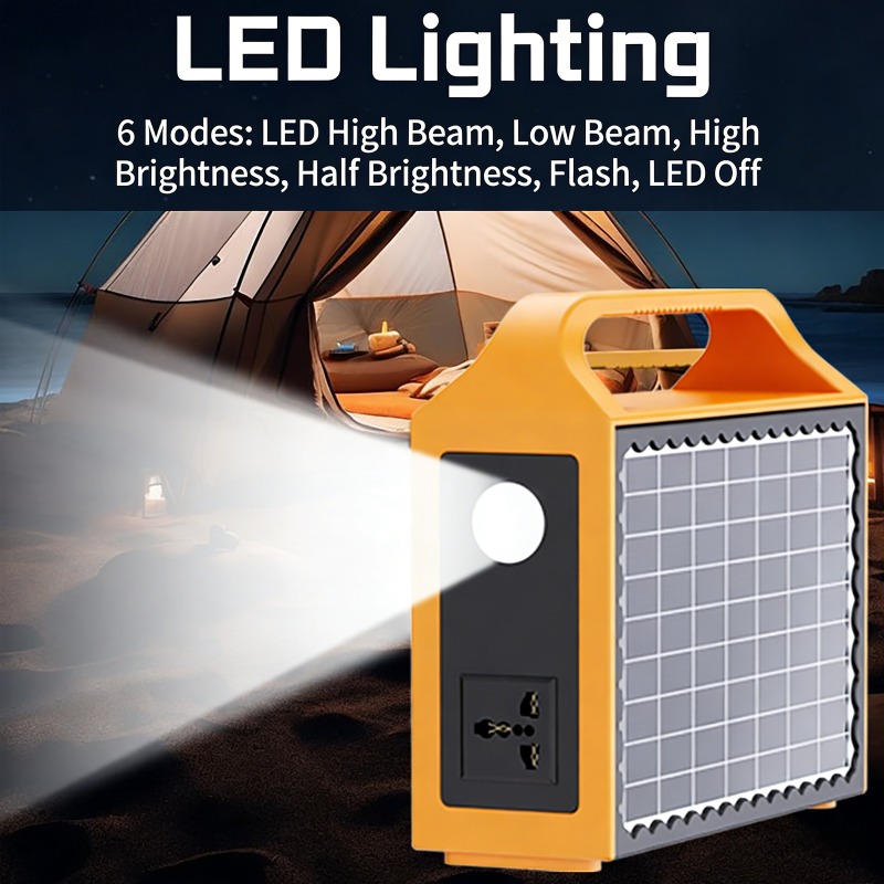 สถานีพลังงานแสงอาทิตย์แบบพกพา  - Outdoor Lighting Solar Panel บทวิจารณ์และราคา