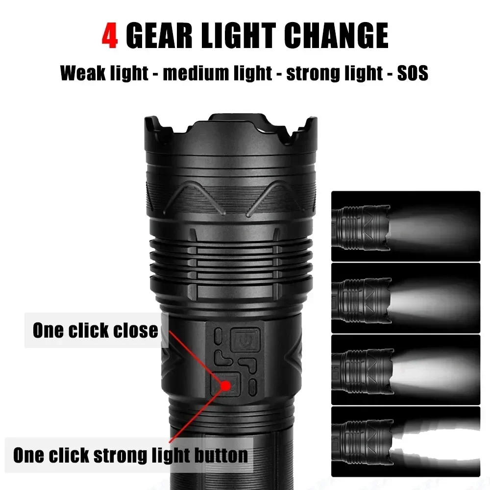 99000000LM ไฟฉาย LED สว่างเป็น - Outdoor Lighting Setup บทวิจารณ์และราคา
