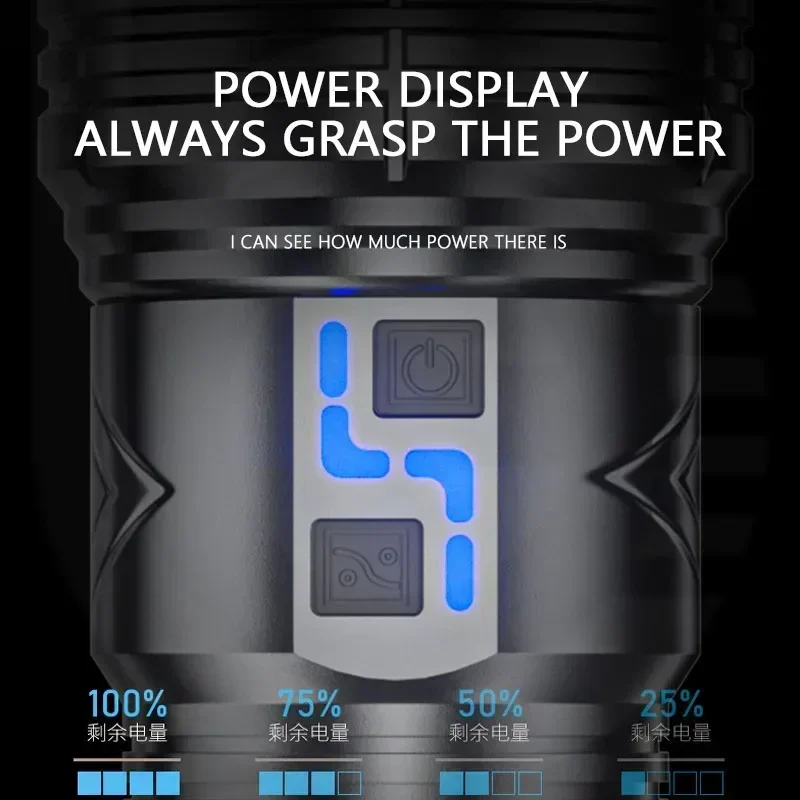 99000000LM ไฟฉาย LED สว่างเป็น - Outdoor Lighting Setup บทวิจารณ์และราคา