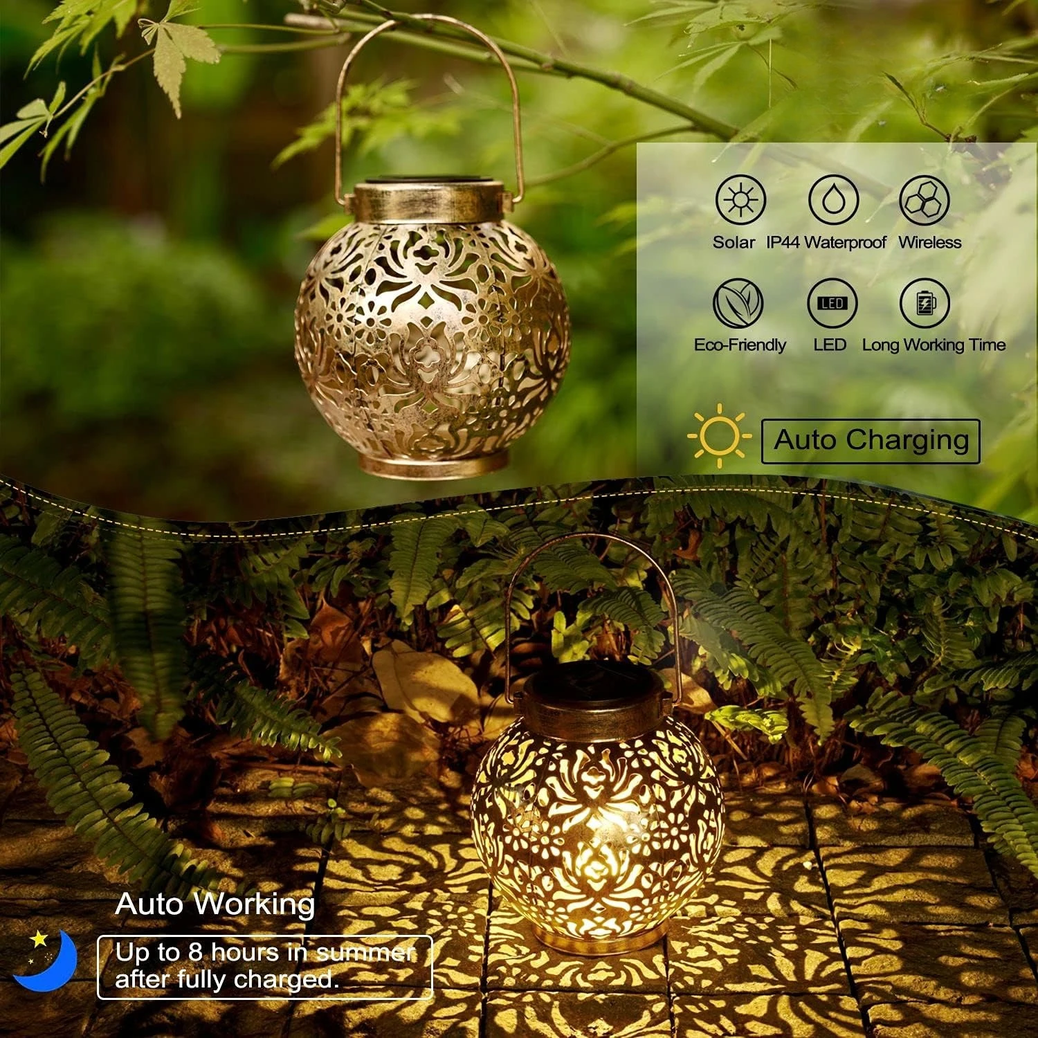 1-6 ชิ้นโคมไฟพลังงานแสงอาทิตย์ - Outdoor Lighting Solar Panel บทวิจารณ์และราคา