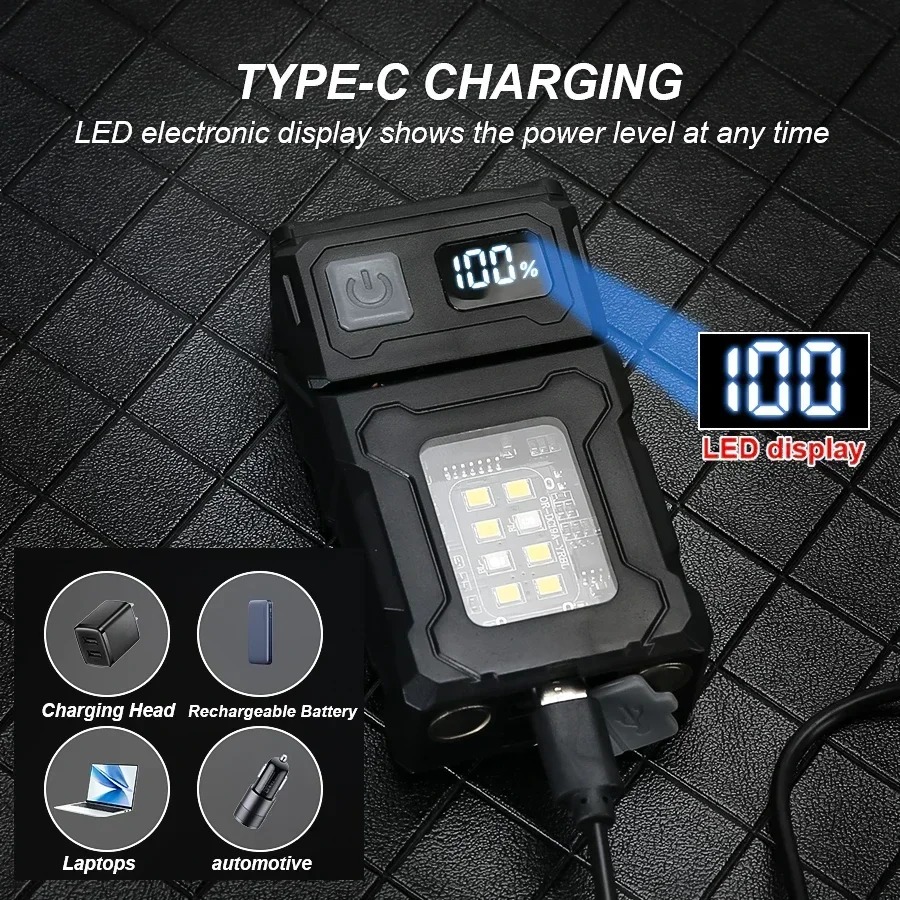 ไฟฉาย LED แบบชาร์จไฟผ่านพอร์ต  - Outdoor Lighting Setup บทวิจารณ์และราคา