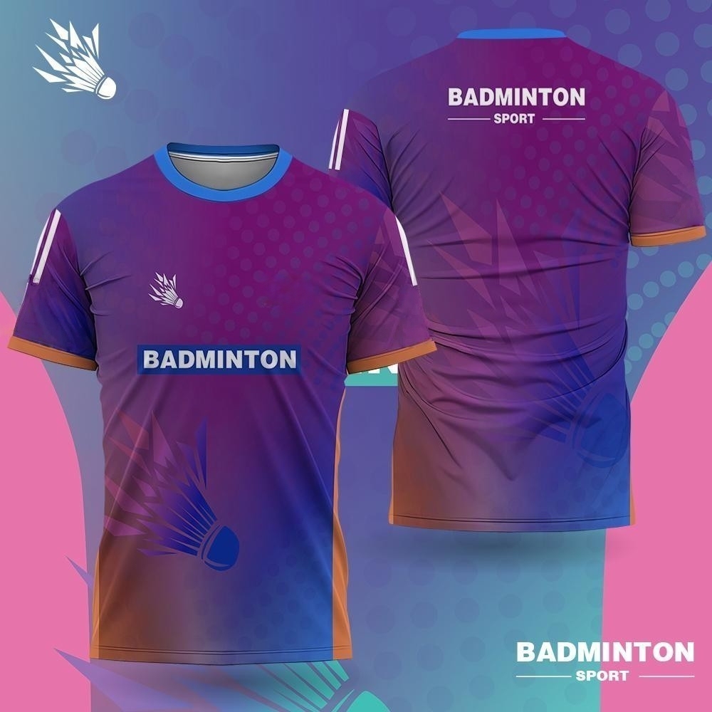 เสื้อแบดมินตันผู้ชายลายไล่สีพิ - Outdoor Lighting Logo บทวิจารณ์และราคา