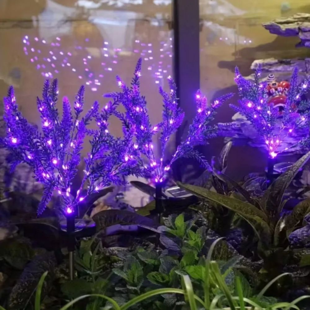 ไฟ LED สีม่วง พลังงานแสงอาทิตย - Outdoor Lighting Unit บทวิจารณ์และราคา