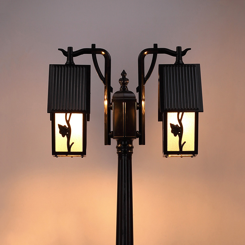 ยุโรปสไตล์ภูมิทัศน์โคมไฟถนนกลา - Outdoor Lighting Bronze บทวิจารณ์และราคา
