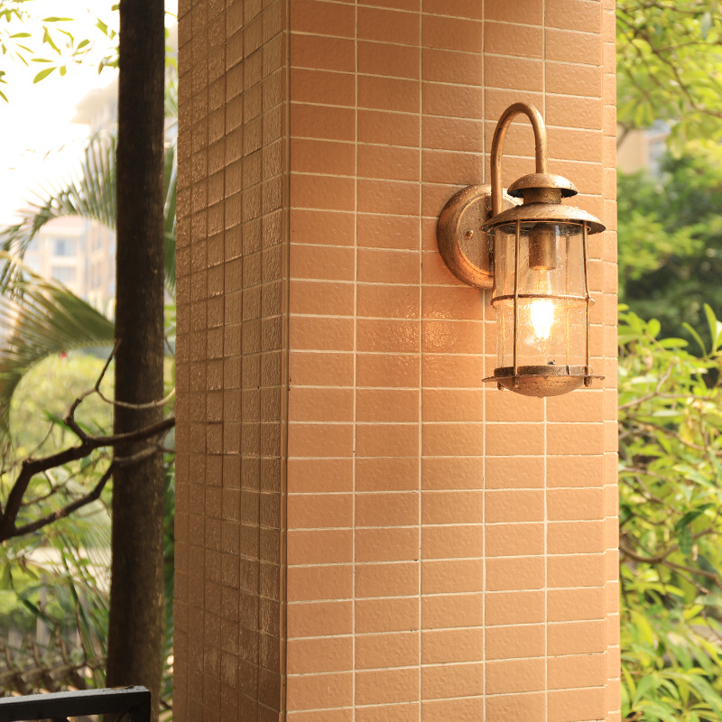 โคมไฟติดผนังวินเทจ E27 หลอดไฟ  - Outdoor Lighting Bronze บทวิจารณ์และราคา