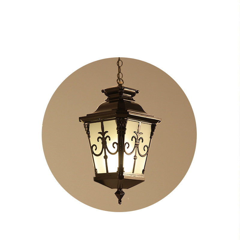 กันน้ํากลางแจ้ง Porch จี้ไฟแก้ - Outdoor Lighting Bronze บทวิจารณ์และราคา