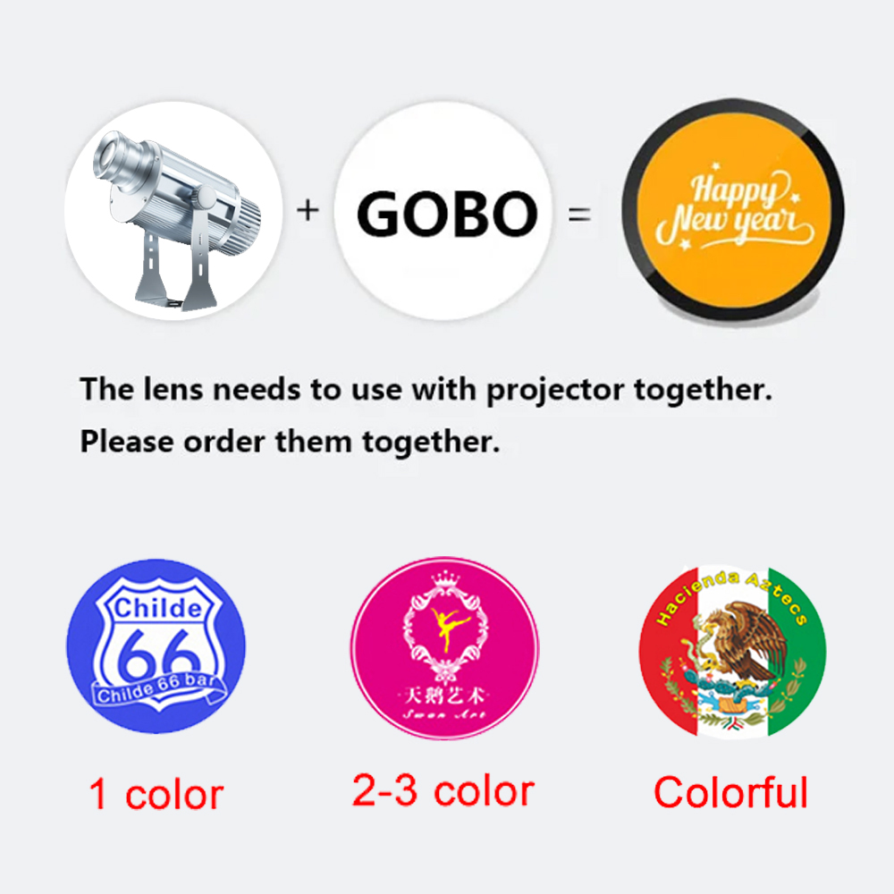 ไฟโปรเจคเตอร์ LED Gobo สำหรับภ - Outdoor Lighting Logo บทวิจารณ์และราคา